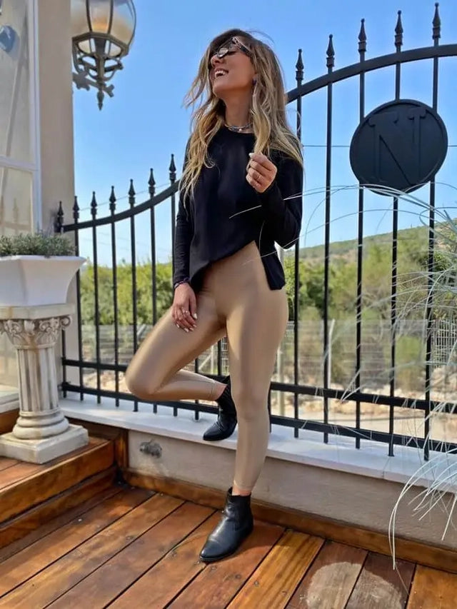 טייץ קנדל זהב| Kendall Tights
