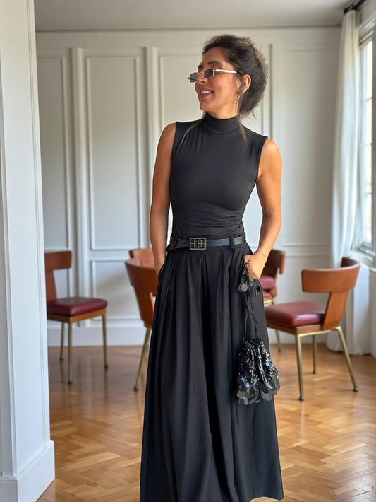 מכנס חצאית בלה | Bella skirt pants black