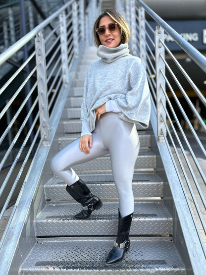 טייץ קימי כסף | Kimi Tights silver